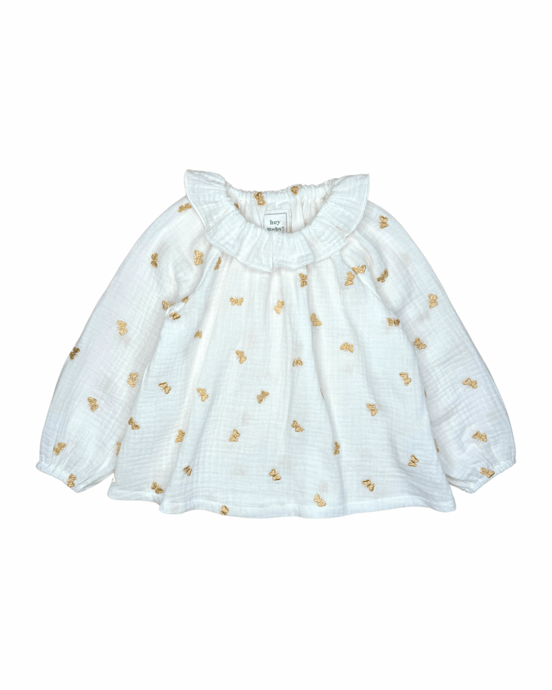 Baby Bluse Fee, offwhite