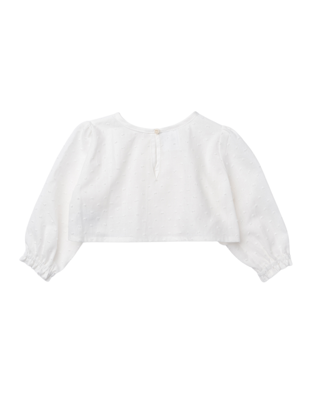 Baby Dirndlbluse Carlotta, offwhite
