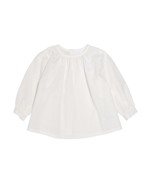 Baby Bluse Lilly, offwhite