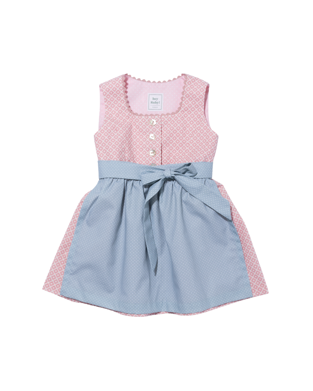 Baby Dirndl Marlene, hellrosa