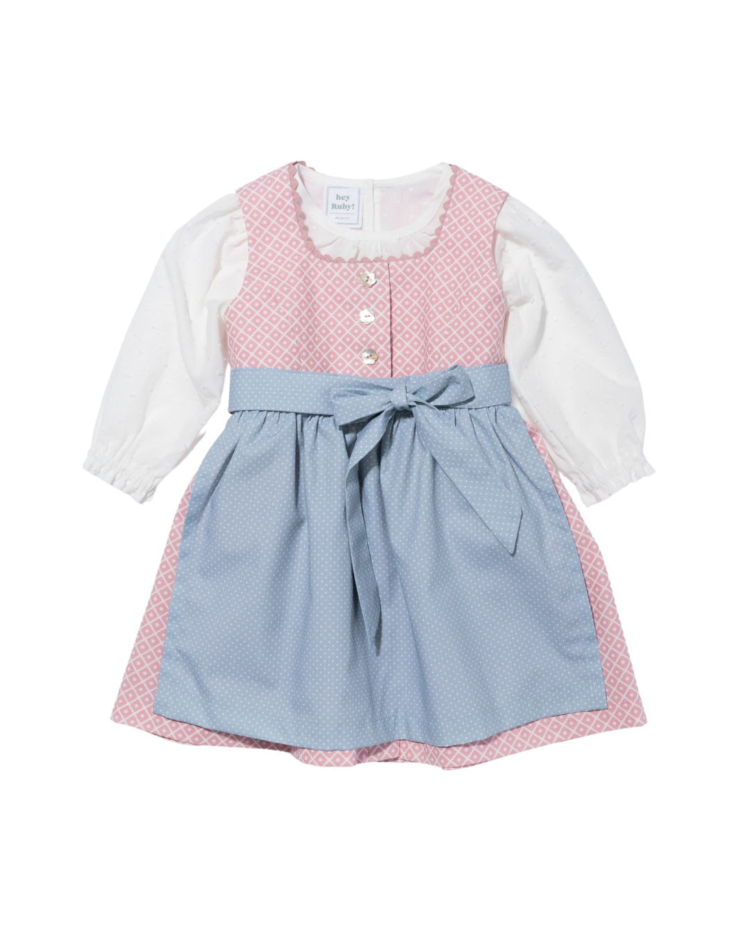 Baby Dirndl Marlene, hellrosa