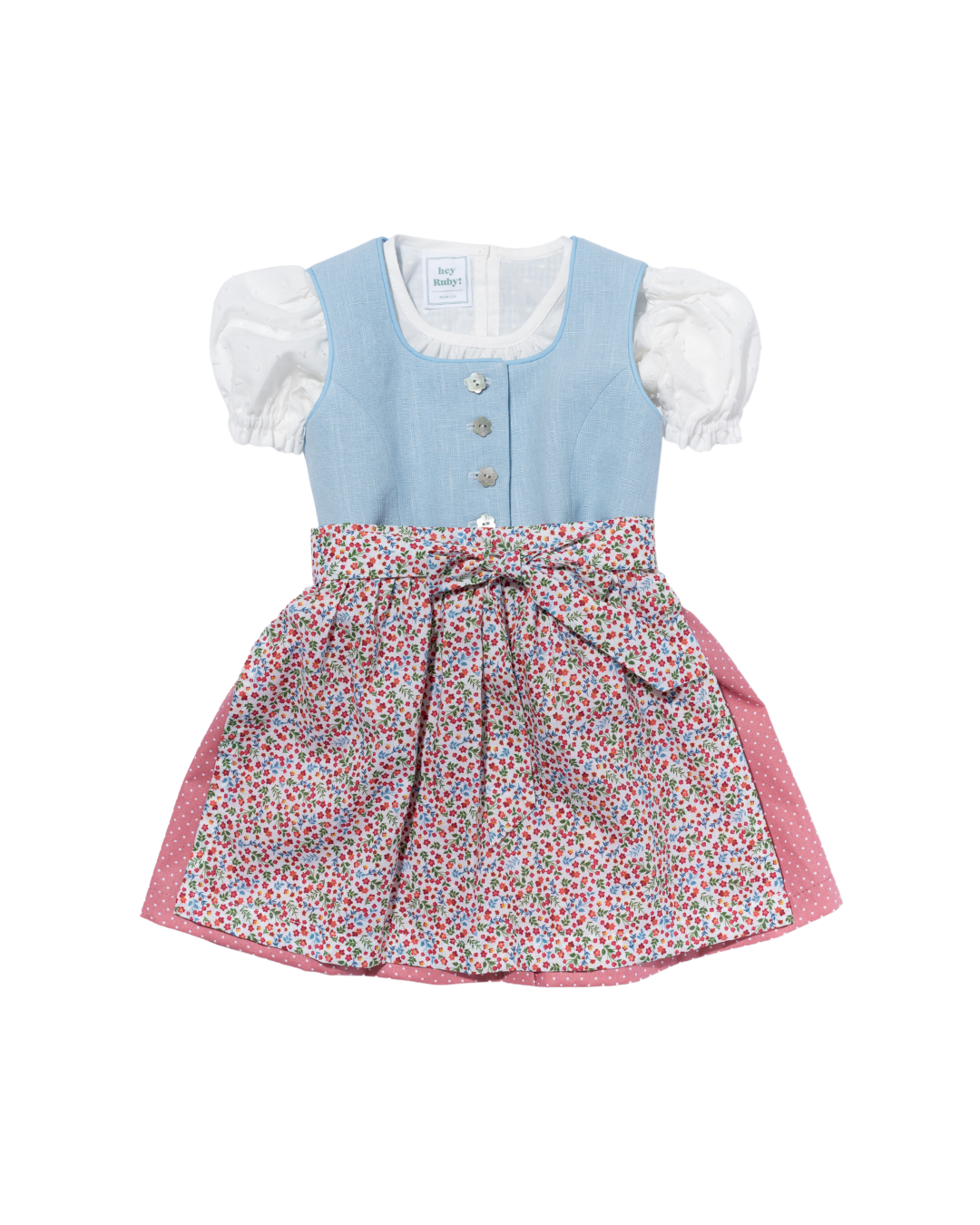 Baby Dirndl Zenzi, hellblau