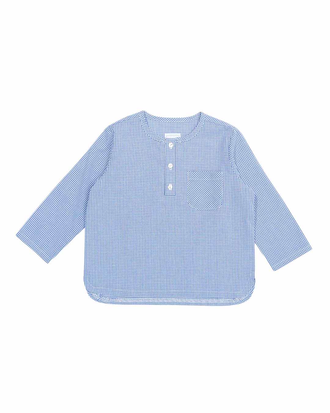 Baby-Trachtenhemd Quirin, blau