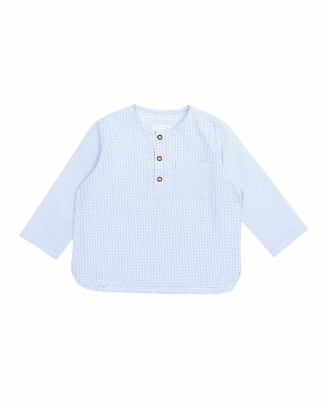 Baby-Trachtenhemd Quirin, hellblau