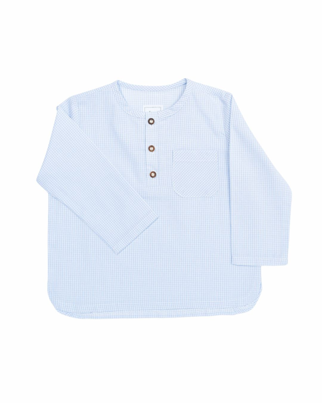 Baby-Trachtenhemd Quirin, hellblau