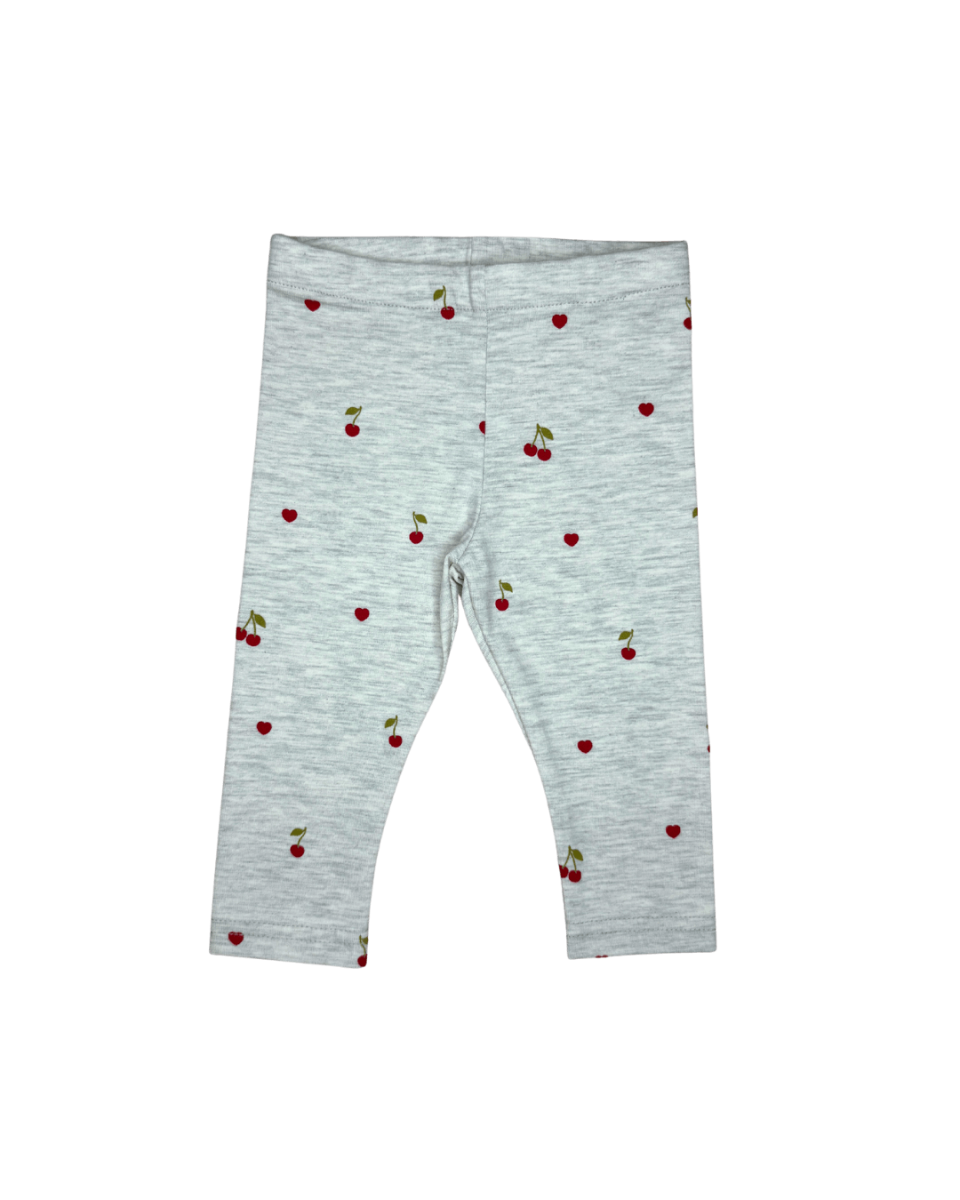 Baby Leggings Cherry, grau