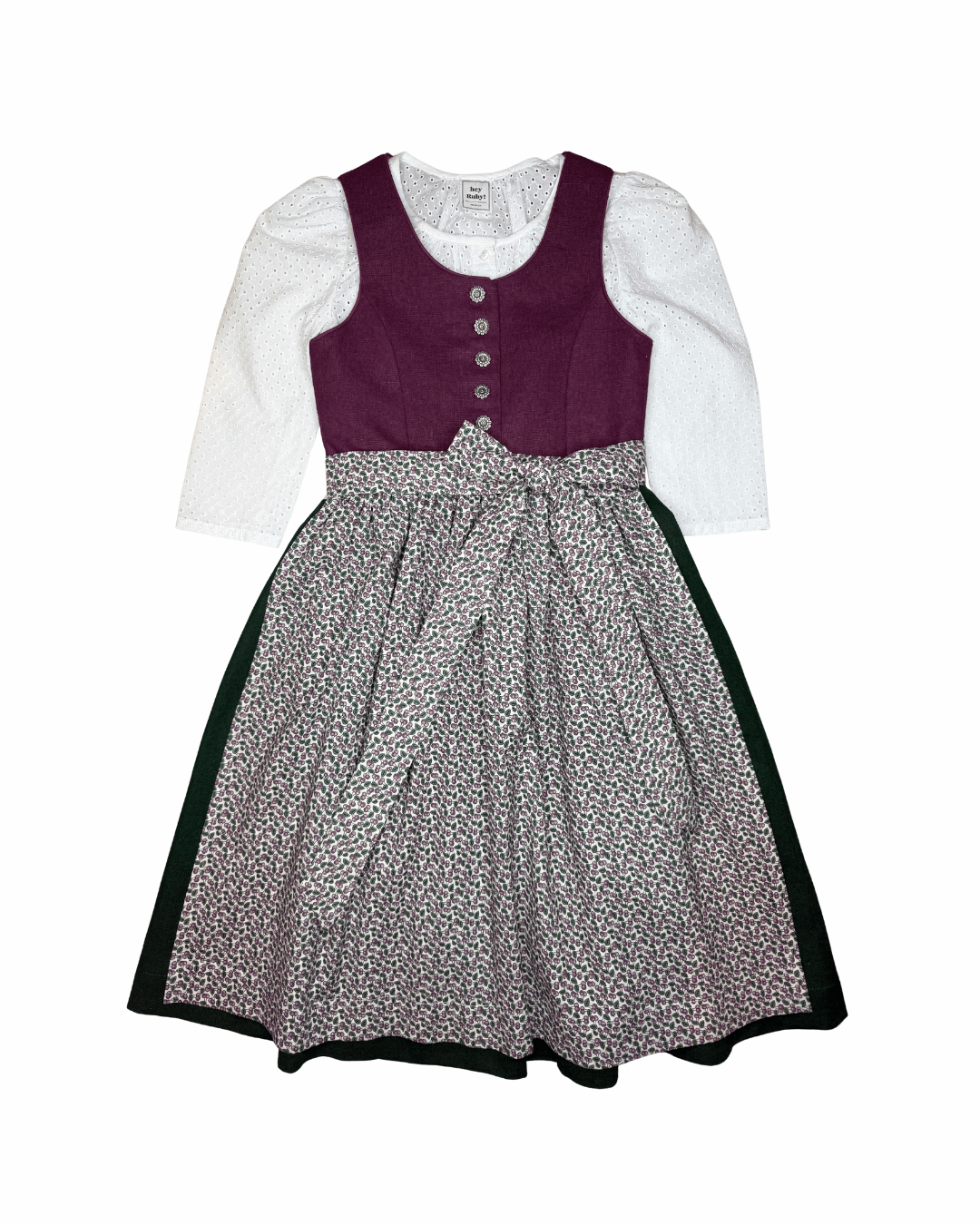 Dirndl Sophie, dunkelrot