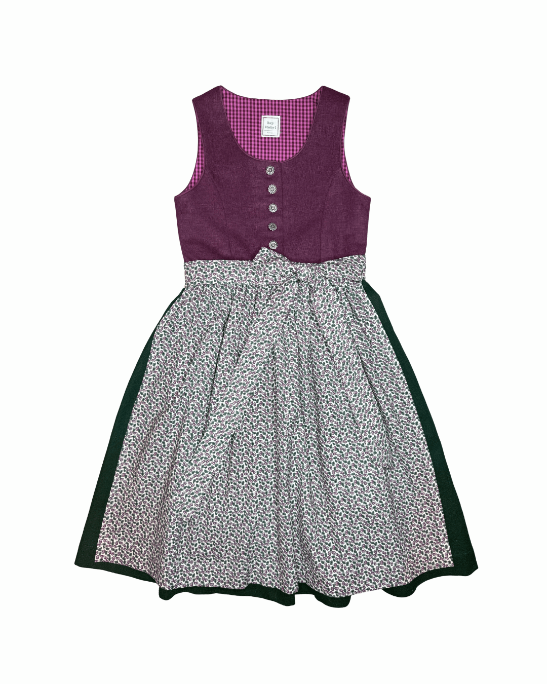 Dirndl Sophie, dunkelrot