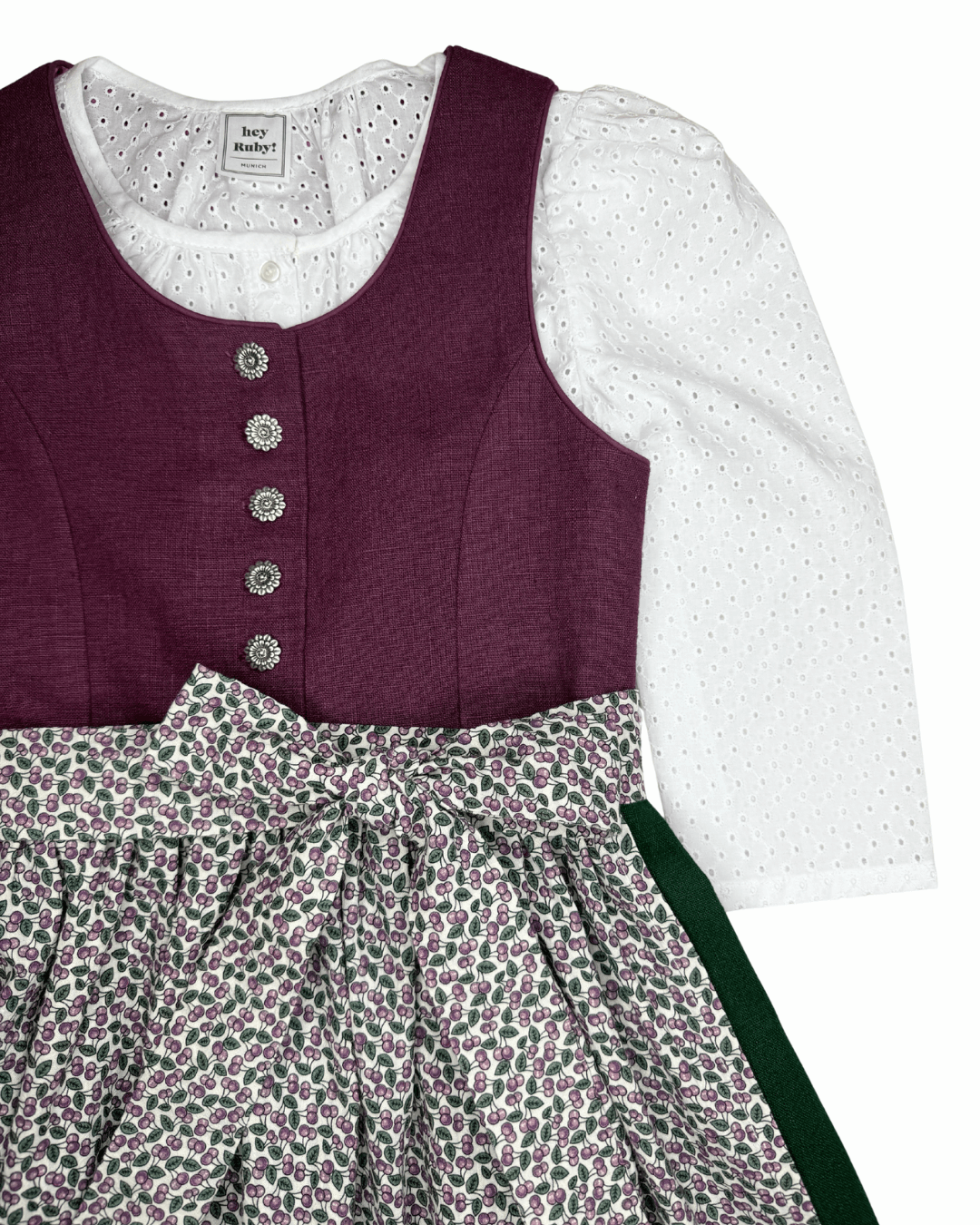 Dirndl Sophie, dunkelrot