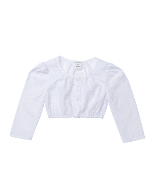 Dirndlbluse Leni, weiß