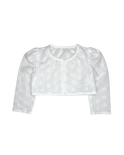 Dirndlbluse Nanni, offwhite