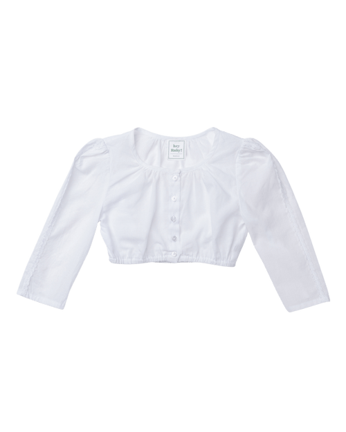 Dirndlbluse Nanni, weiß