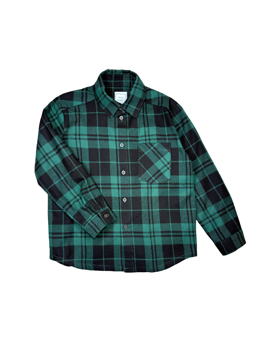 Hemd Theo, grün-kariert