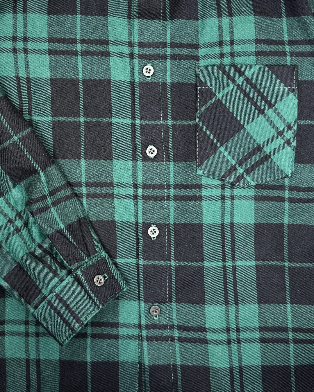 Hemd Theo, grün-kariert