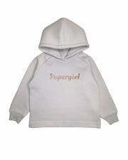 Hoodie Supergirl, grau