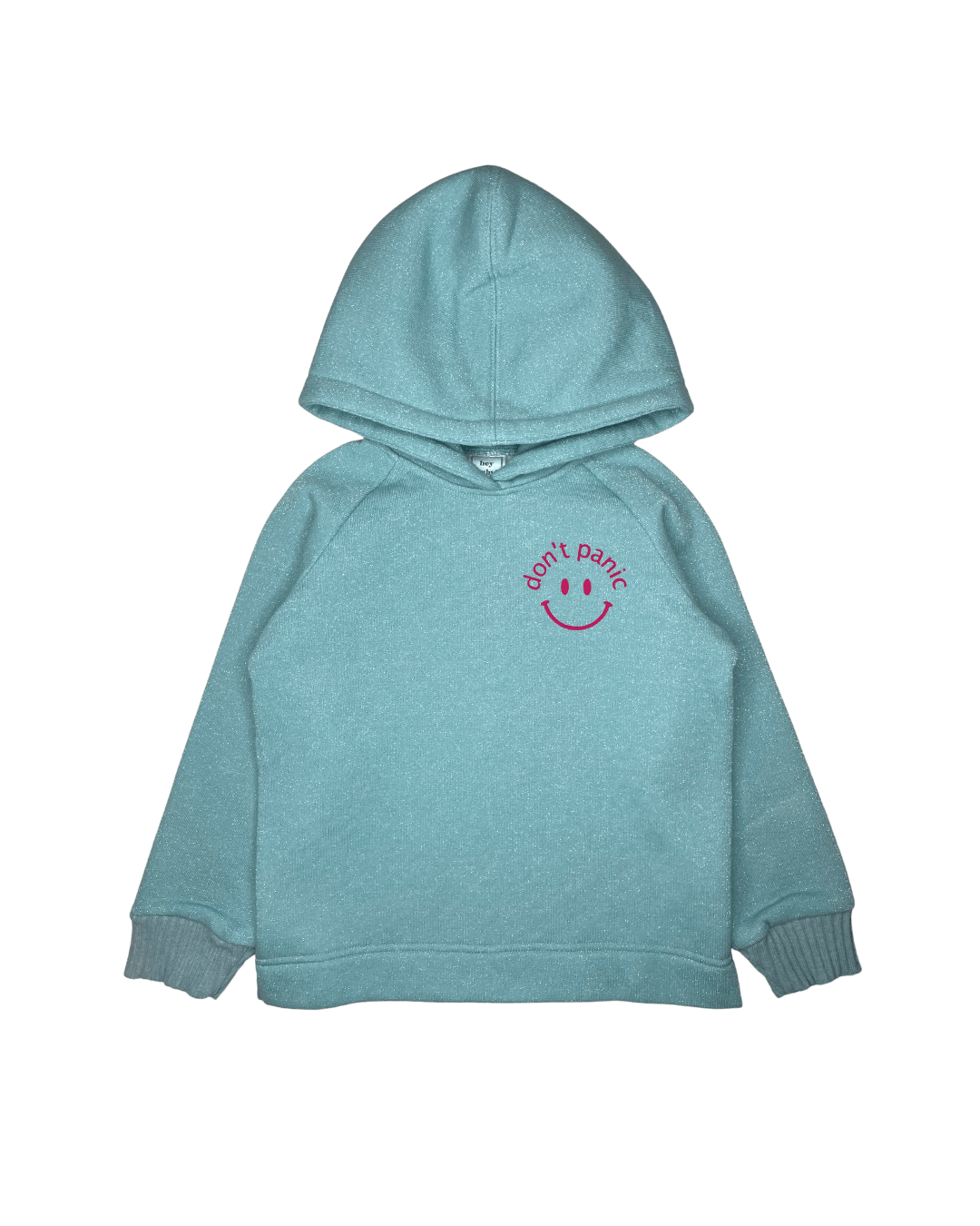 Hoodie don't panic, grün