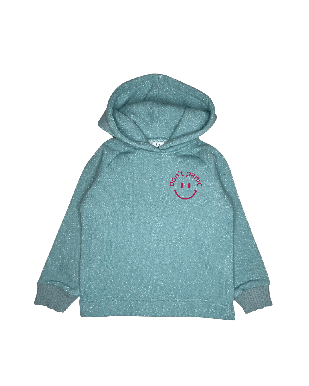 Hoodie don't panic, grün