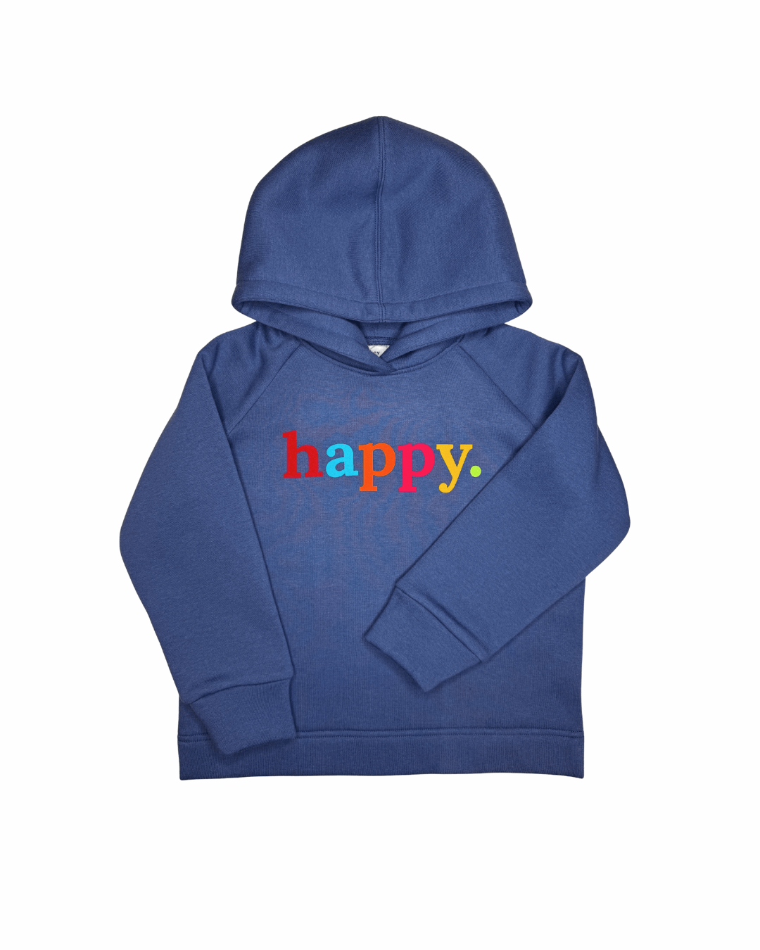 Hoodie happy, denimblau
