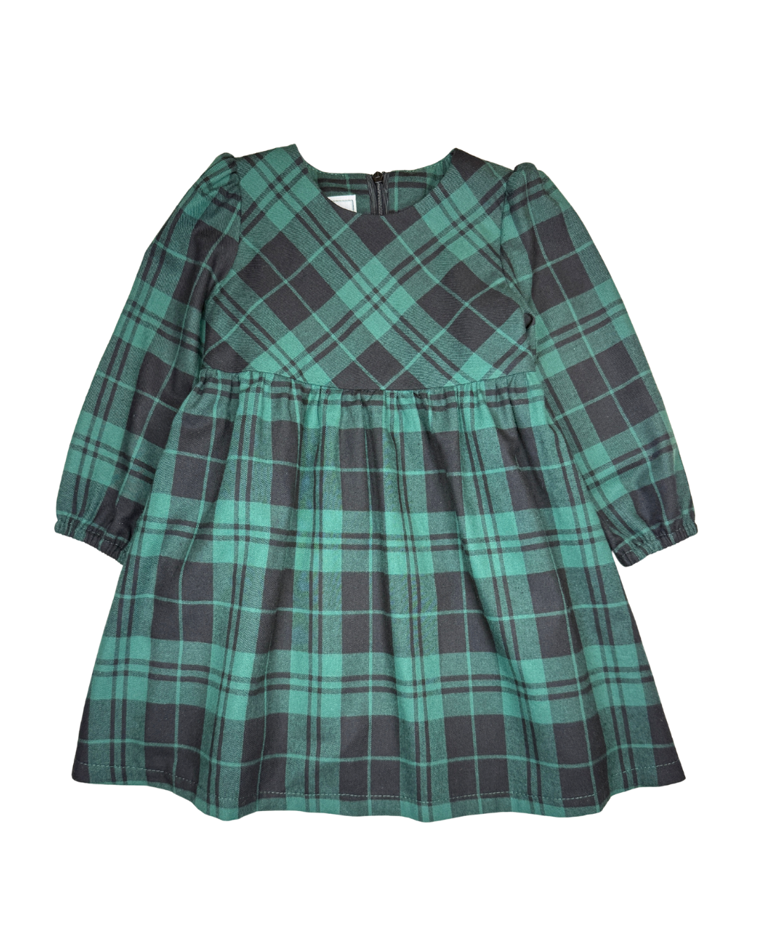 Kleid Ellie, grün-kariert