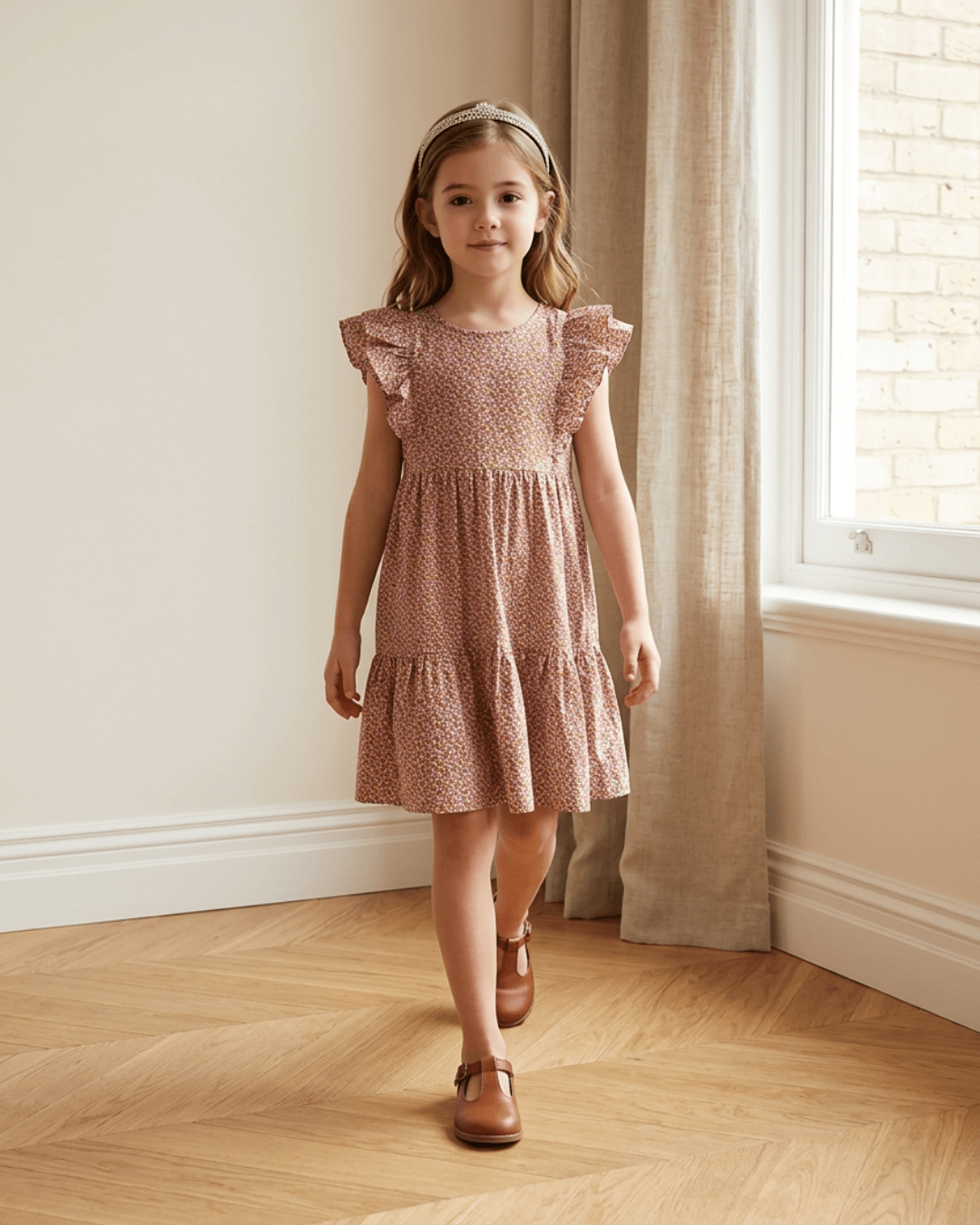 Kleid Lilly, dunkelrosa