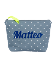 Kosmetiktasche, blau