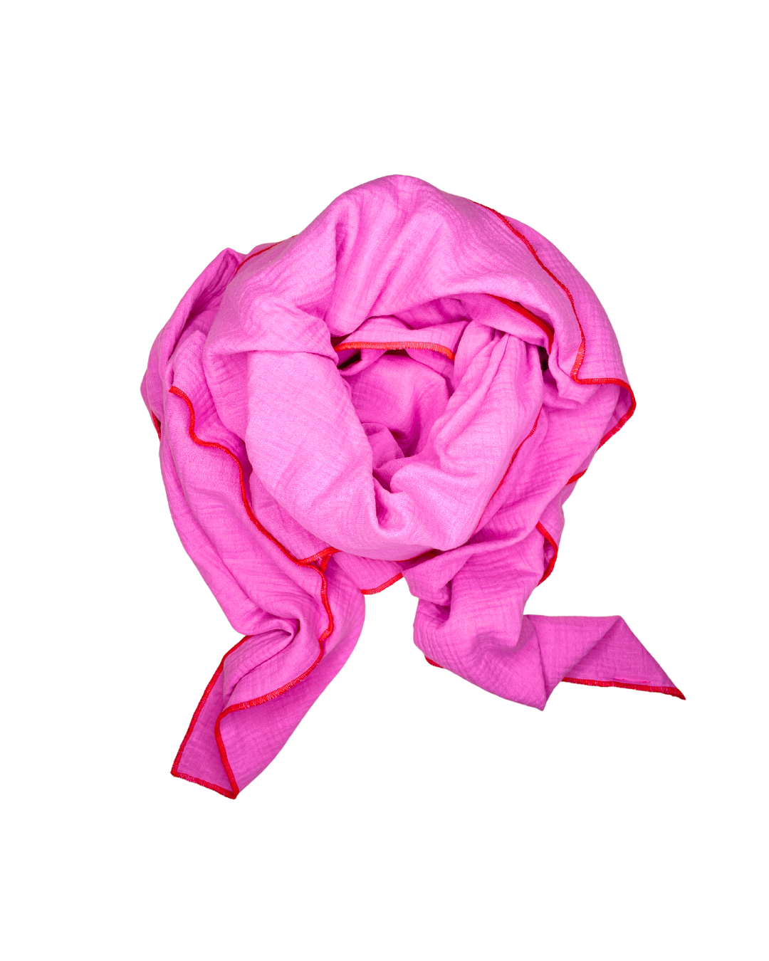 Mousseline-Tuch, fuchsia