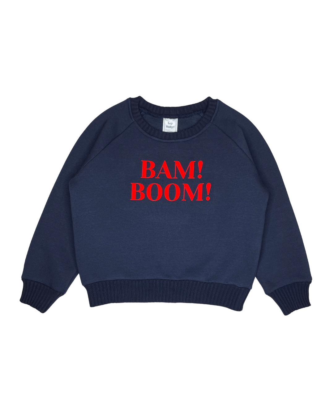 Sweater BAM! BOOM!, dunkelblau