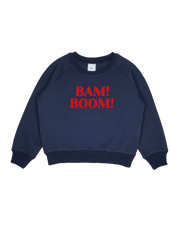 Sweater BAM! BOOM!, dunkelblau
