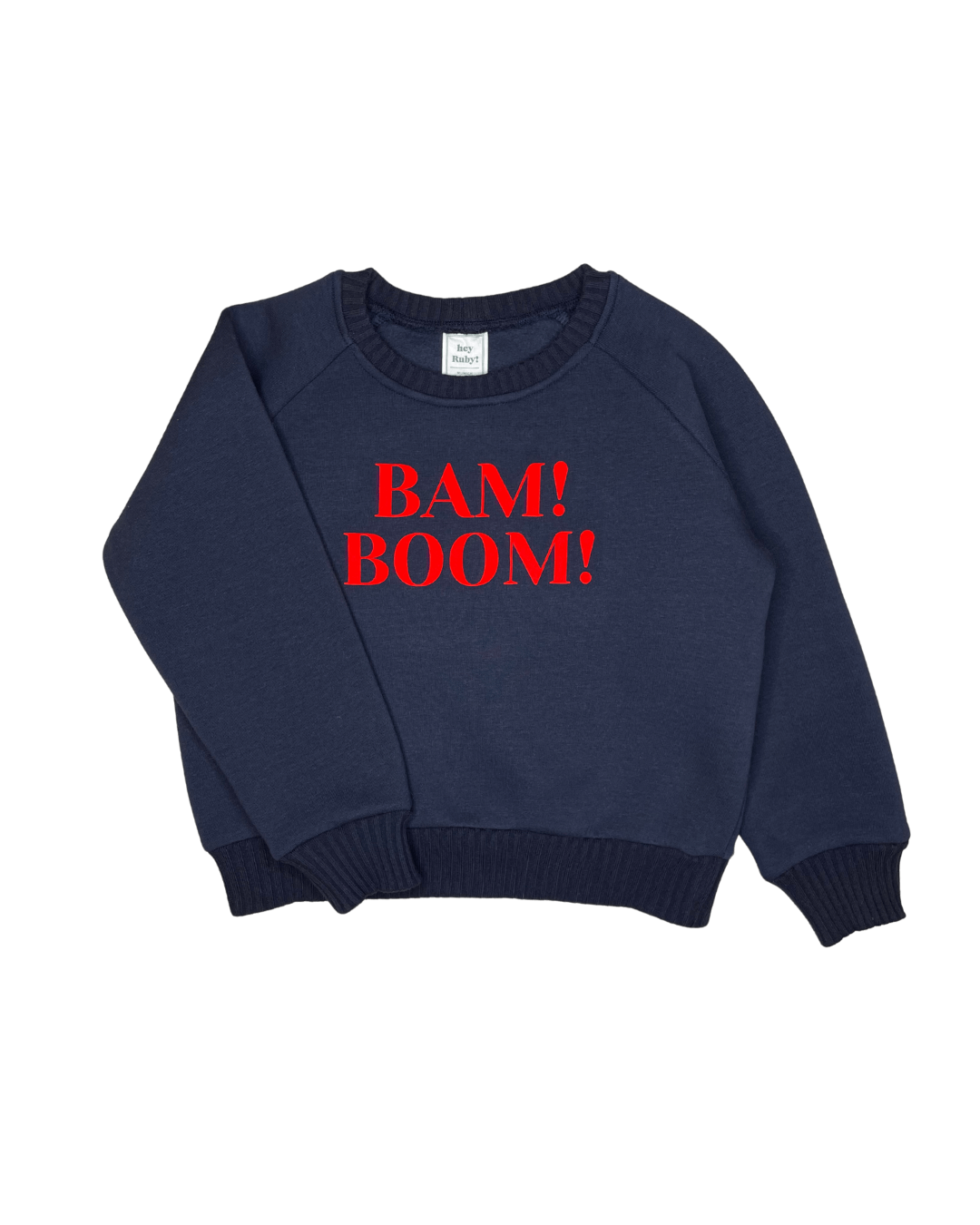 Sweater BAM! BOOM!, dunkelblau