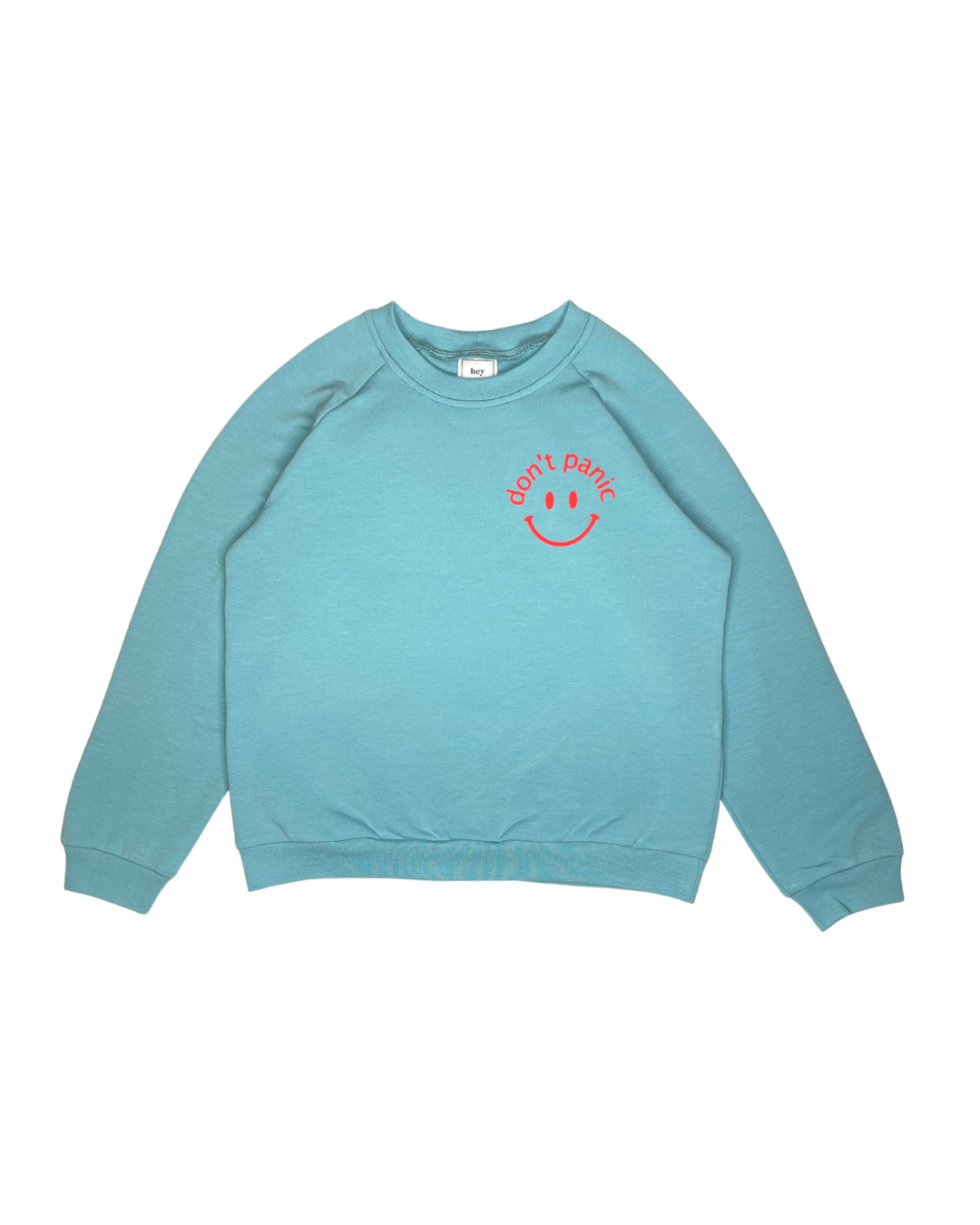 Sweater don’t panic, aqua