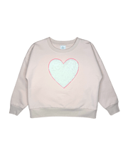 Sweater Plüschherz, blush