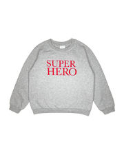 Sweater Superhero, grau