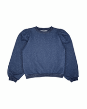 Sweater Trixi, blau-glitzer