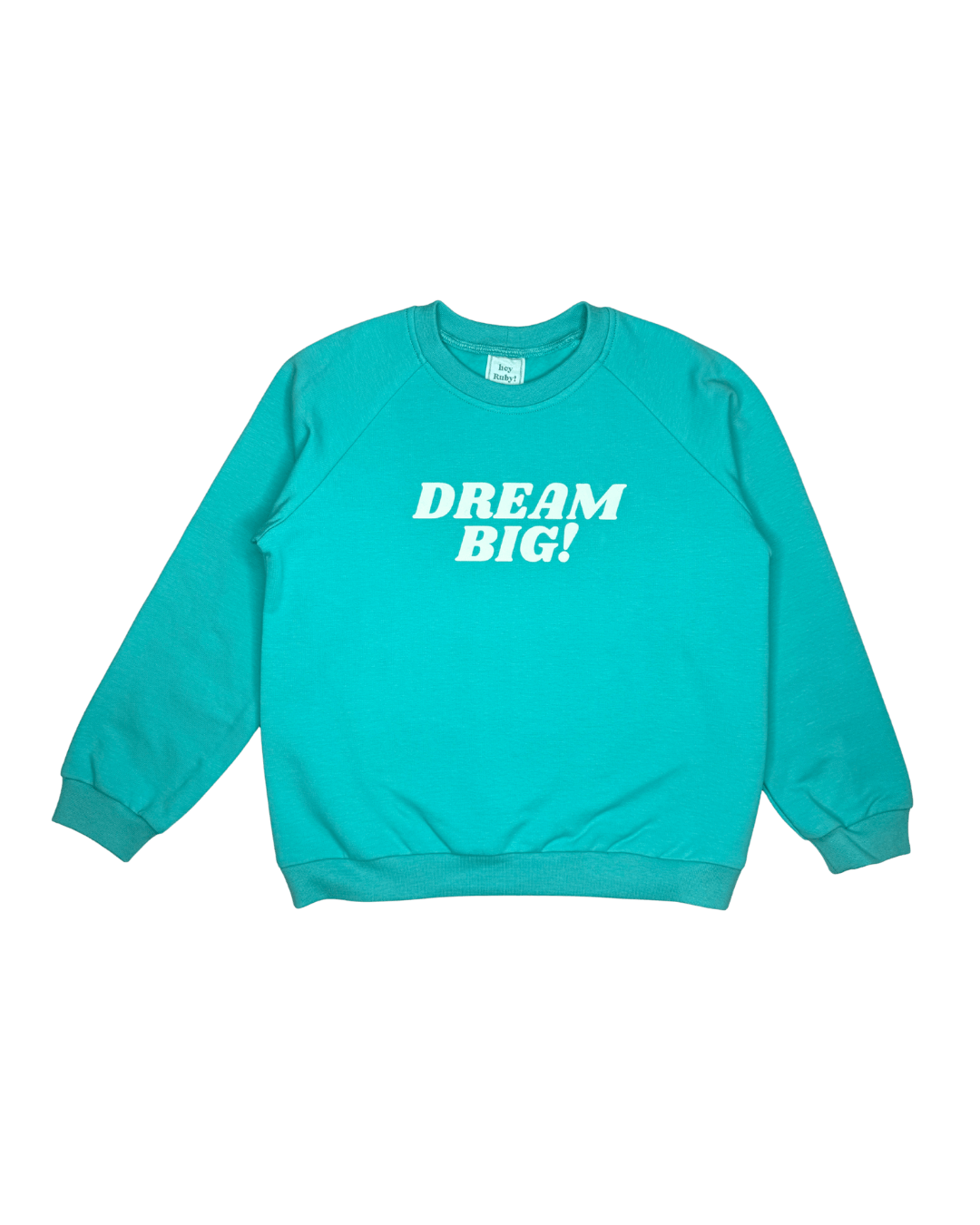 Sweater DREAM BIG, aqua