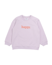 Sweater happy, flieder
