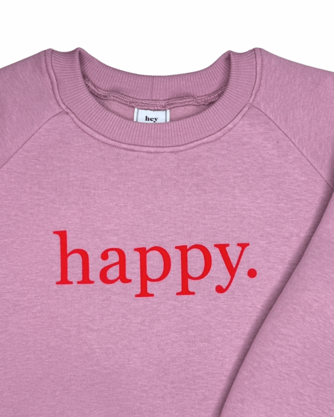 Sweater happy., rosa