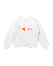 Sweater happy, offwhite