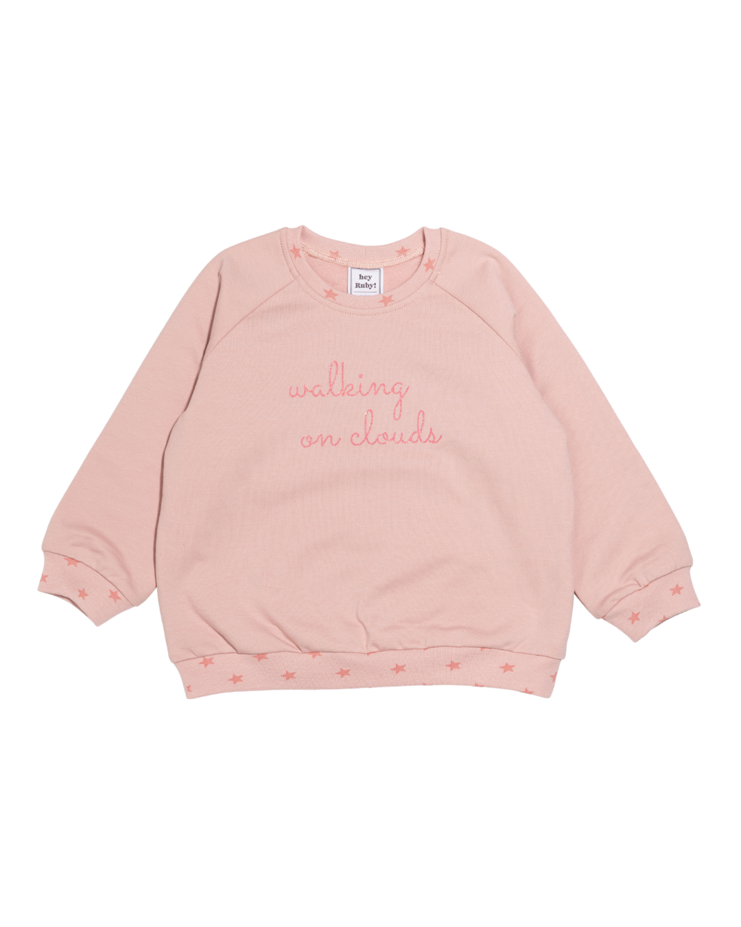 Sweater walking on clouds, blush