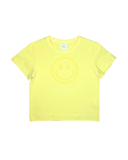 T-Shirt Smiley, gelb
