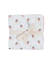 Tuch 3er-Set Erdbeere, offwhite