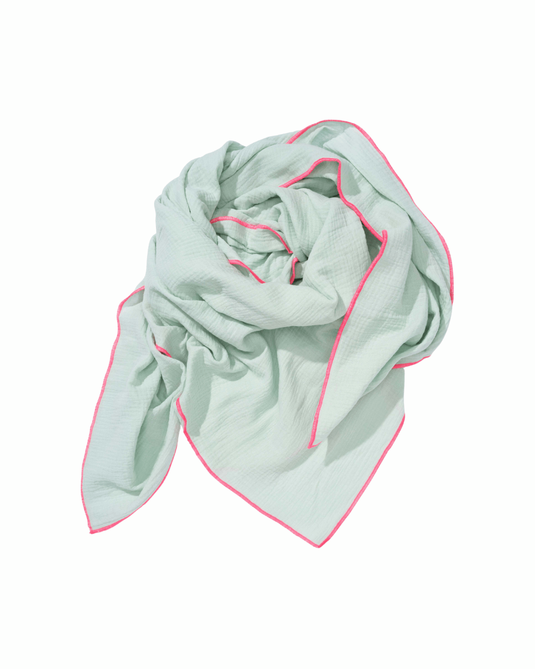 Mousseline-Tuch, mint