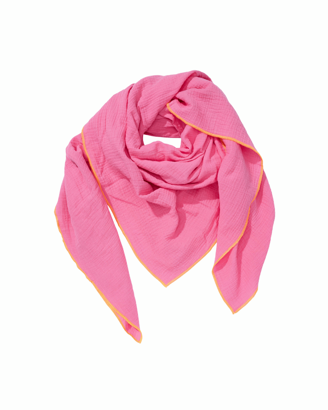Mousseline-Tuch, pink